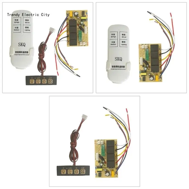 Hood Accessories Control Panel Hood Computer Board Motherboard Hood Circuit Board Replacement with Remote R9CD