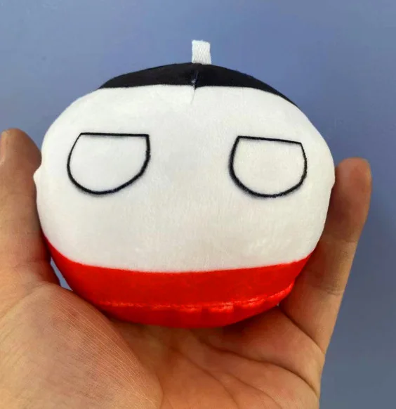 Palla di campagna da 10 cm 70 stili Giocattoli di peluche Ciondolo Polonia Palline di campagna Palla di pezza di Countryball Regalo di Natale per i bambini  26