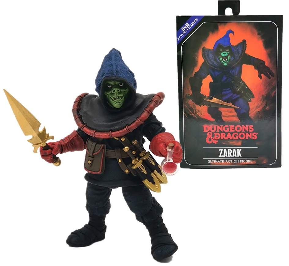 

Wholesale Original NECA 52277 Dungeons Dragons Ultimate Zarak 7Inch Action Figure Goblin Assassin Model Toy Halloween Gift