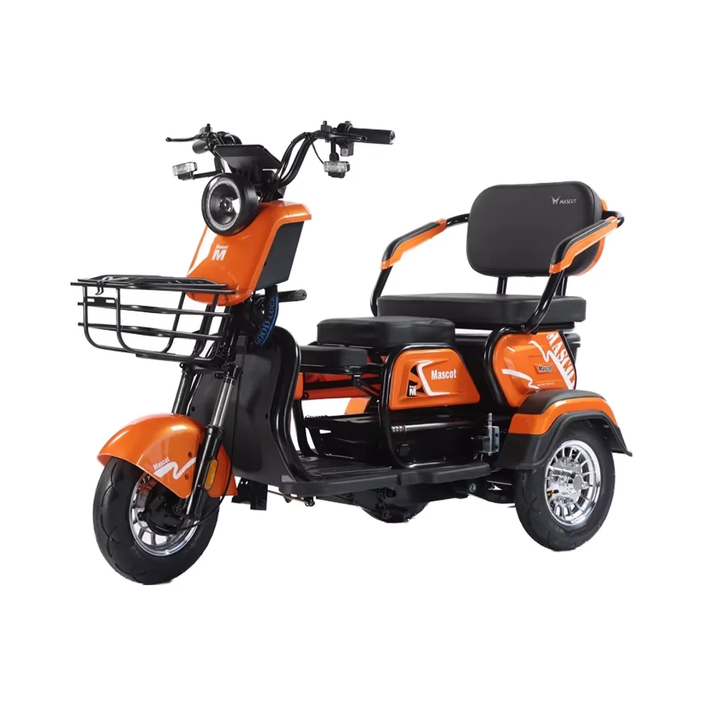 2025 NEW China Manufacturer Battery Powered 3 Wheels Passenger Motorcycle 500W Electric Tricycle