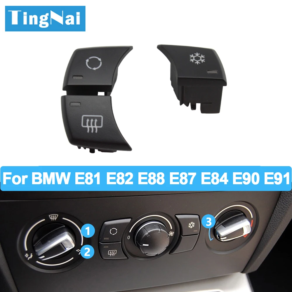 

Car Dashbord Air Conditioning AC Manual Control Button Keys For BMW 1S 3S X1 E81 E82 E87 E88 E90 E91 E92 E93 E84 64119236778