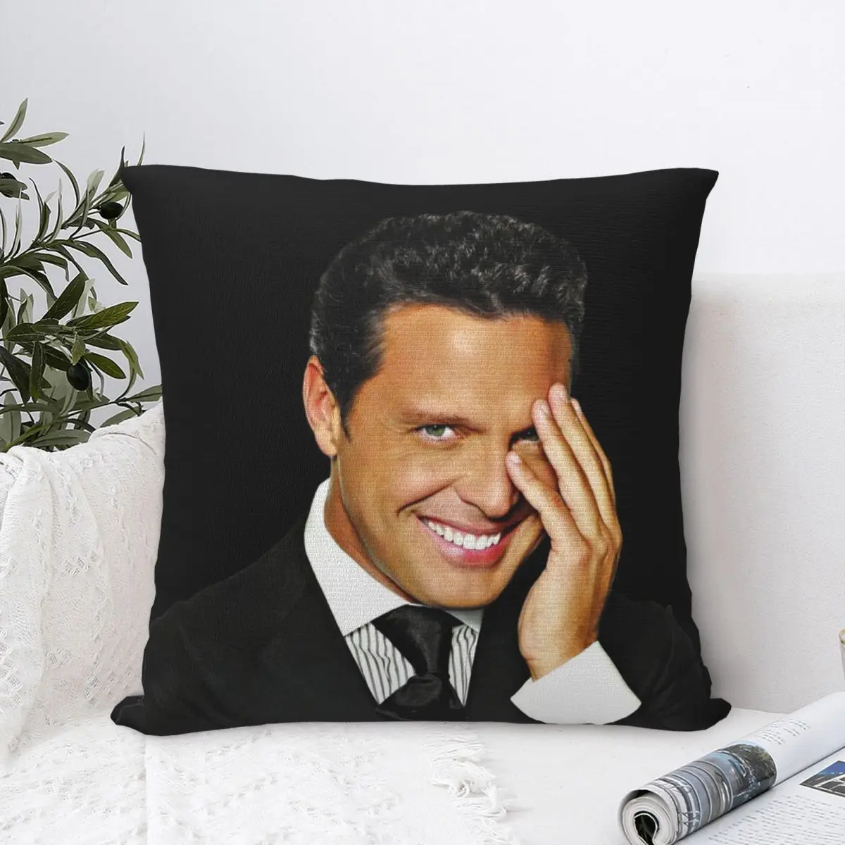 El Sol De Mexico Luis Miguel Pillowcases Merch Soft Polyester Cushion Cover Gift Pillow Case Cover Bedroom Zipper Multi Size