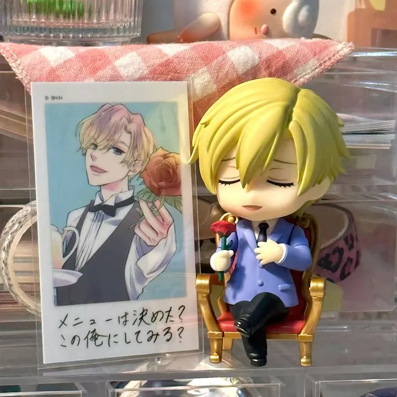 Ouran-figura del Club de presentador de la escuela secundaria, Suou Tamaki Chibi, modelo de figura de acción de Anime, juguetes coleccionables para niñas, regalos de adorno