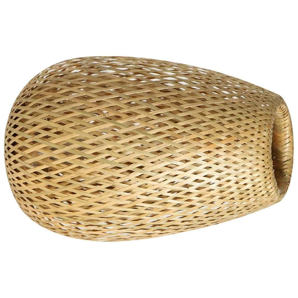 

Decorative Lamp Shades Bamboo Lampshade Pendant Lights Ceiling Hanging Small Rattan Woven