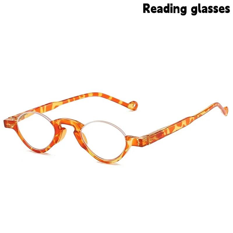 Unique design half-frame decorative glasses for middle-aged and elderly men and women in European and American style