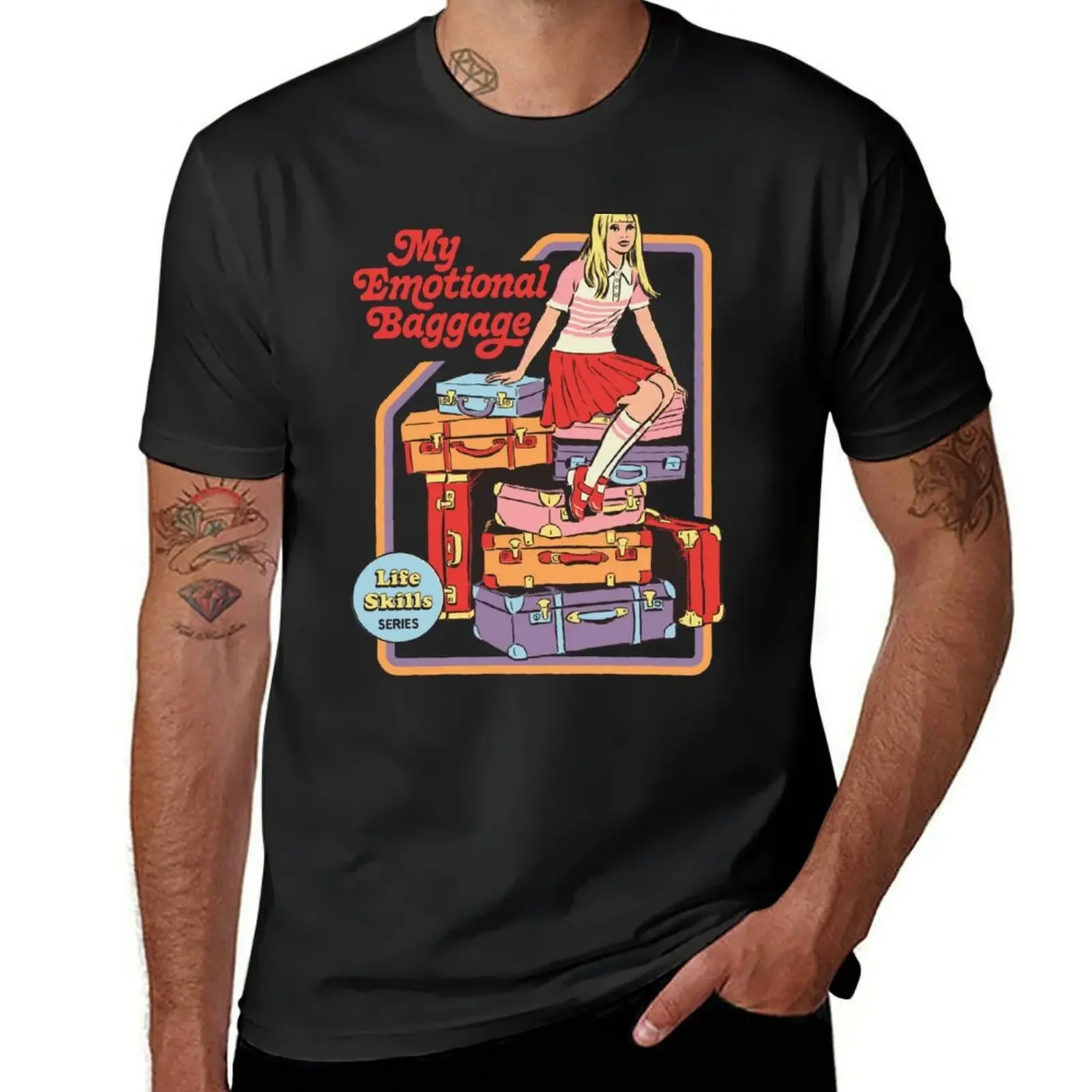 My Emotional Baggage T-Shirt graphics summer top t shirts for men