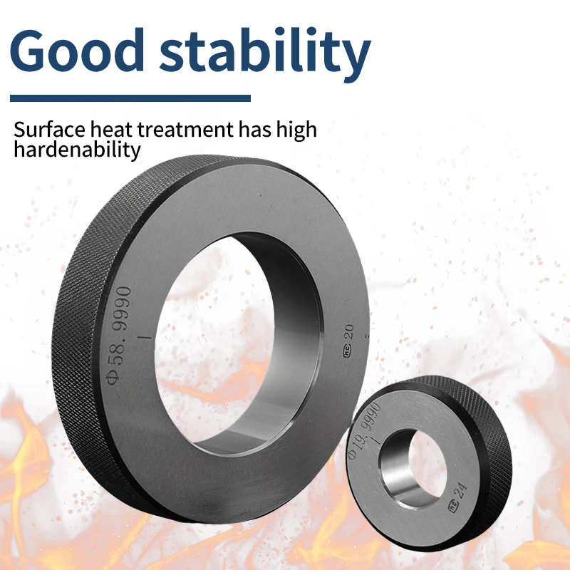 

Набор калибровочных колец VOKET TAP (1 шт.), метрические, диаметр Φ1-60 мм, допуск ±0,002 мм, для калибровки внутреннего диаметра, высокоточный измерительный инструмент