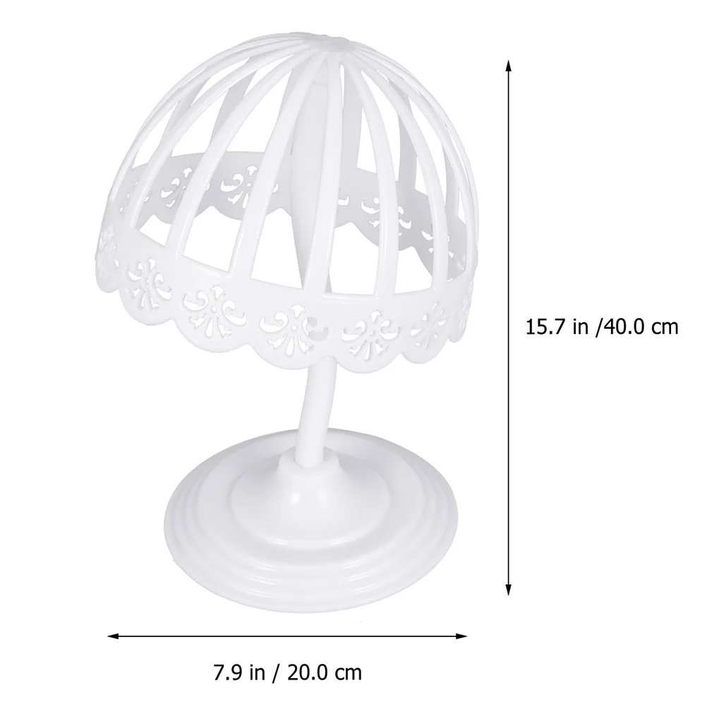 

2Pcs Pe Hat Display Holder Breathable Dome Shaped Design for Bonnets Fedoras Wigs Headwear Hat Storage Stand