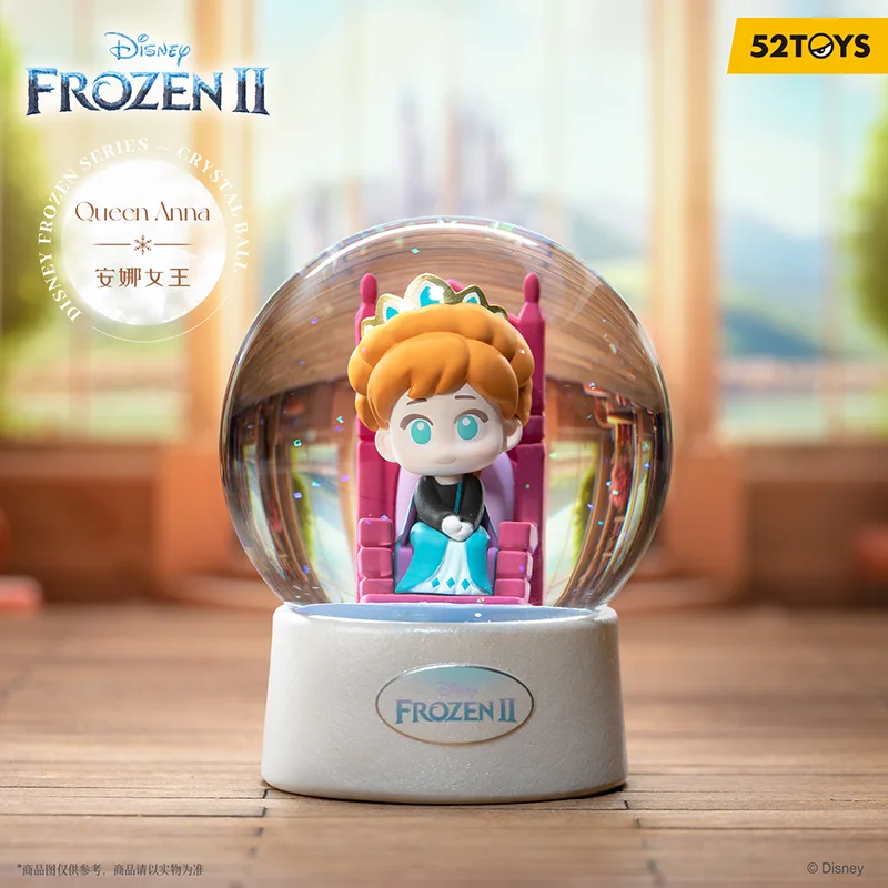 Frozen II-Serie, Kristallkugel, Blindbox, Spielzeug, 52 Spielzeuge, Sammlung, Ornamente, Dekoration, Geschenke für Jungen und Mädchen, trendiges Sammlerstück