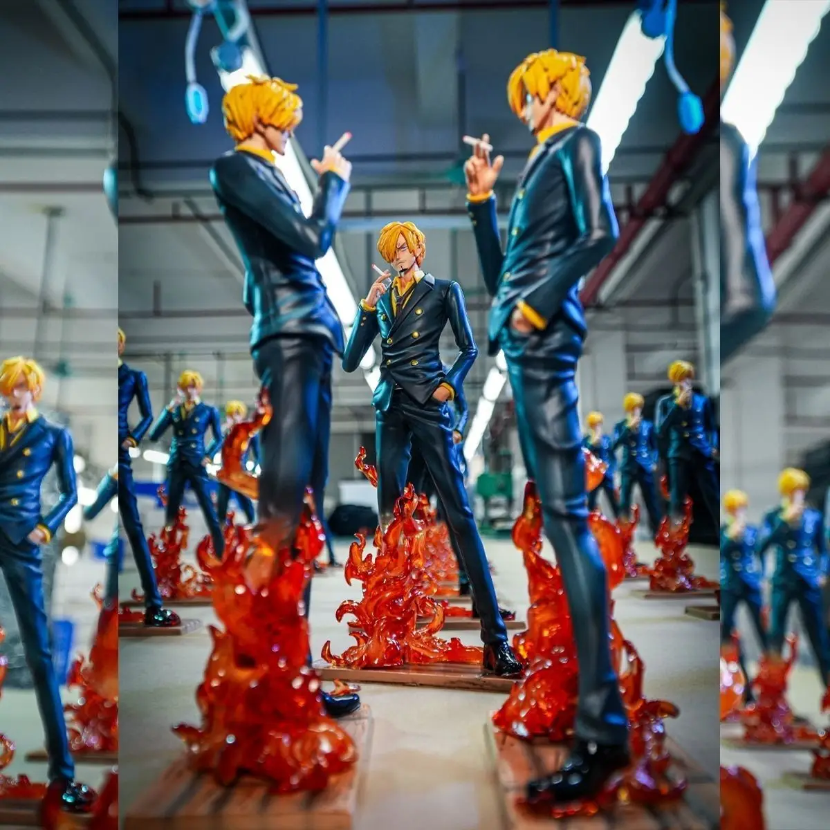 

JT Studio One Piece Demon Sanji Style Kick C2 Luffy Figure figurine One Piece Figurine GK Model Display Anime Gift