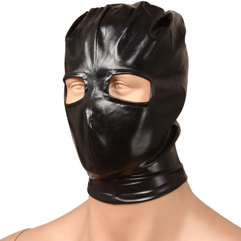 

Adult Games Sex Toys for Couples SM Bondage Soft Sexy Head Mask Sex Headgear Erotic Adult Toys Black Slave Restraint Hood Mask