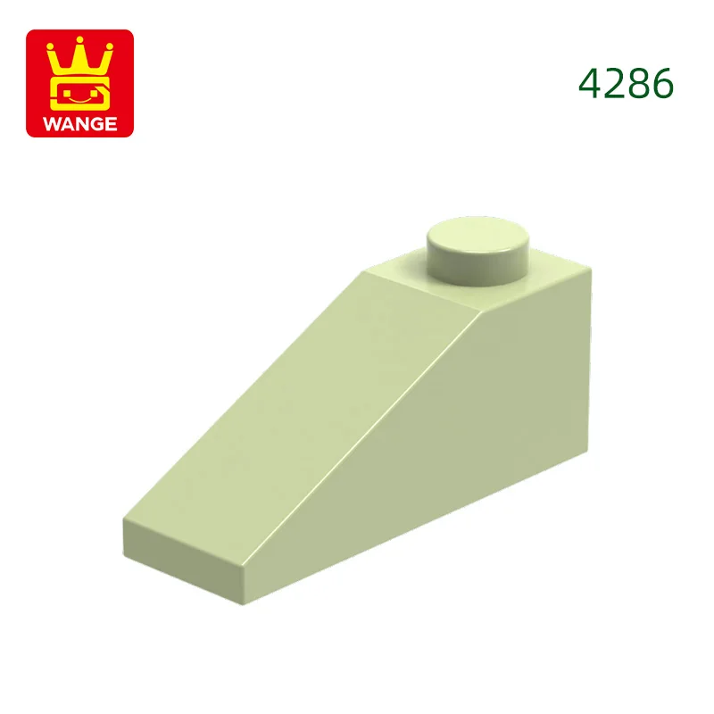 Wange 116 stks/partij 4286 1x3 Hellende Gebied Bouwstenen Moc Dak Accessoires Compatibel Met Schuine Bakstenen Kinderen Speelgoed Geschenk