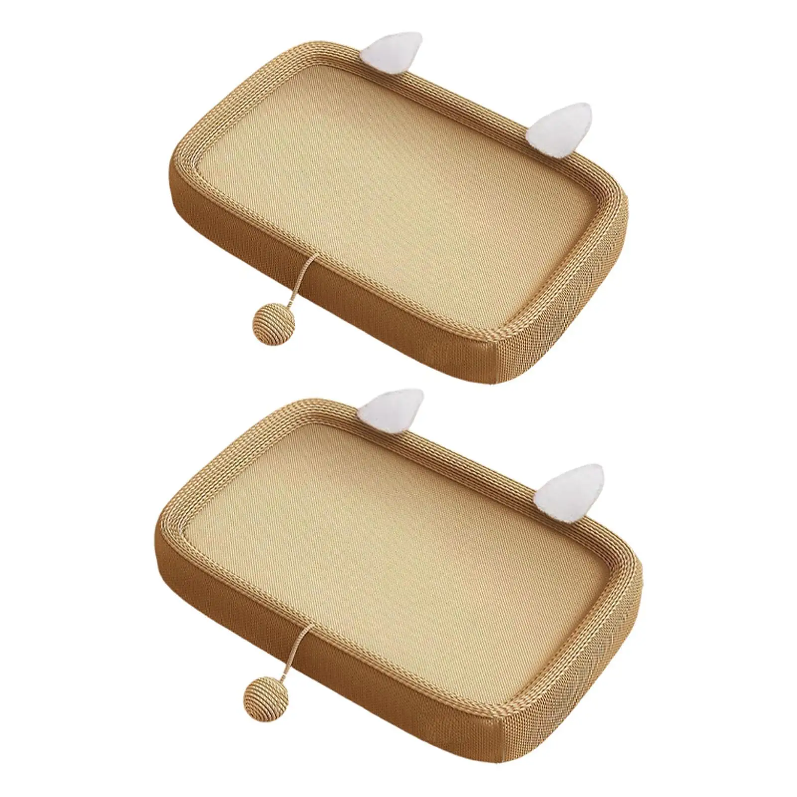 

Когтеточка для кошек, кровать для сна с игровым мячом, планшет для котят, подарок для домашних животных, для домашних кошек, для маленьких, средних и больших кошек