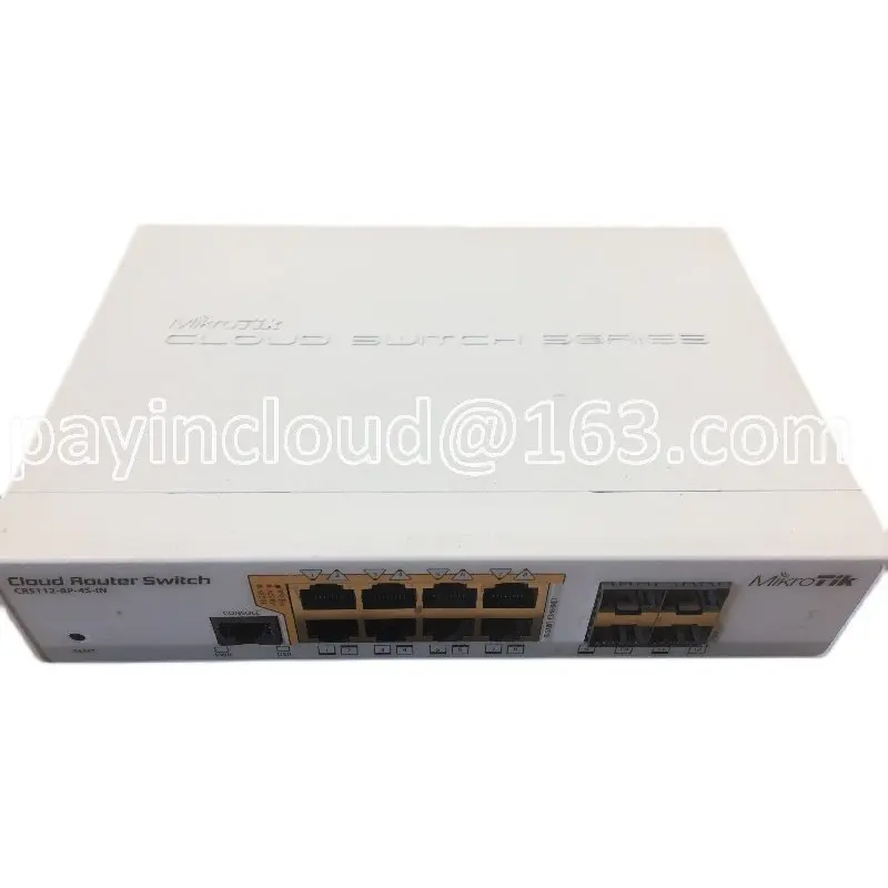 CRS112-8P-4S-IN 8-Port Switch CRS112-8P-4S-IN 8-Port Switch CRS112-8P-4S-IN 8-Port Switch CRS112-8P-4S-IN 8-Port Switch 9 New