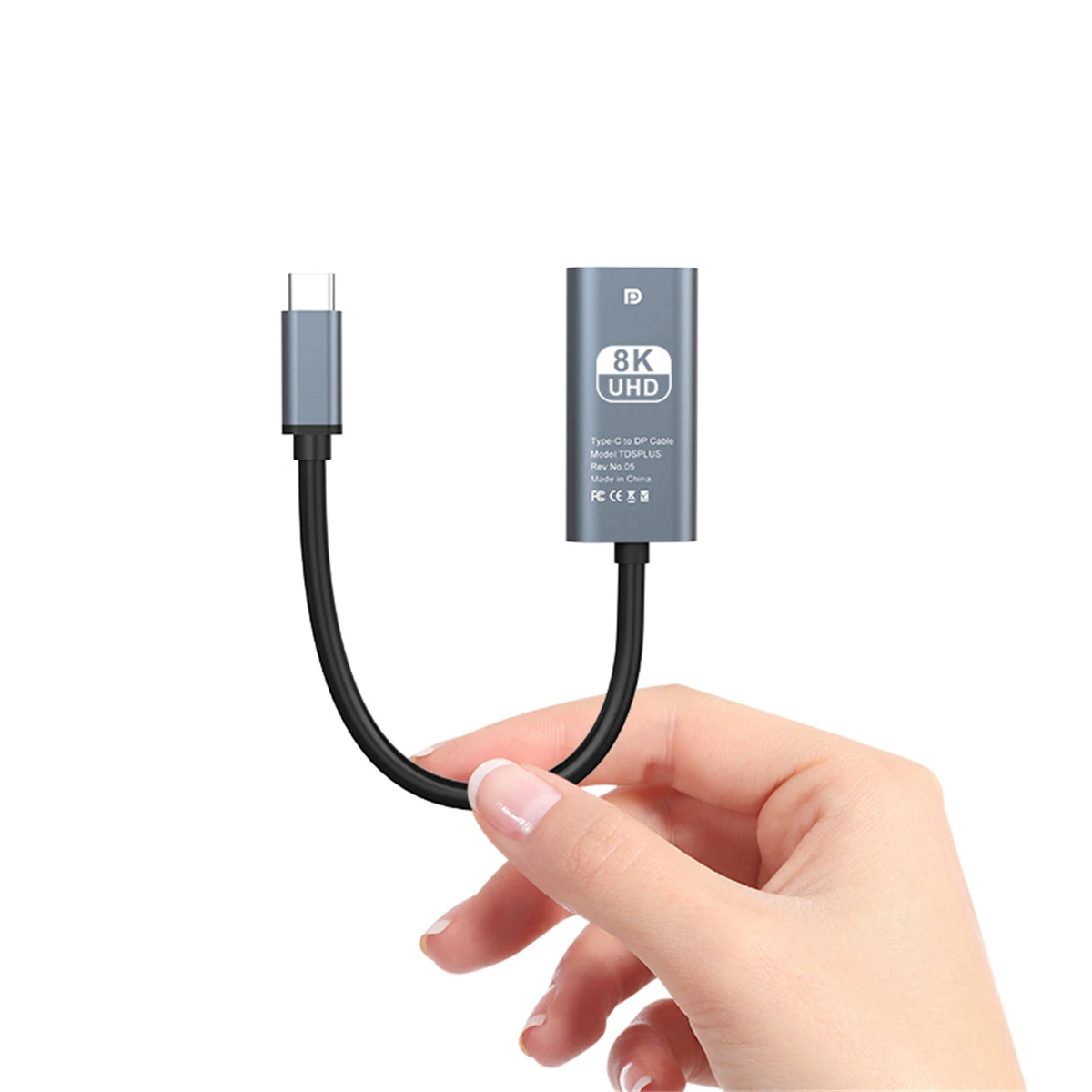 USB C to DisplayPort 1.4 Cable 8K@60Hz 4K@144Hz Thunderbolt 4/3 to DisplayPort Cord Compatible iPhone 15, MacBook Pro/Air, iPad