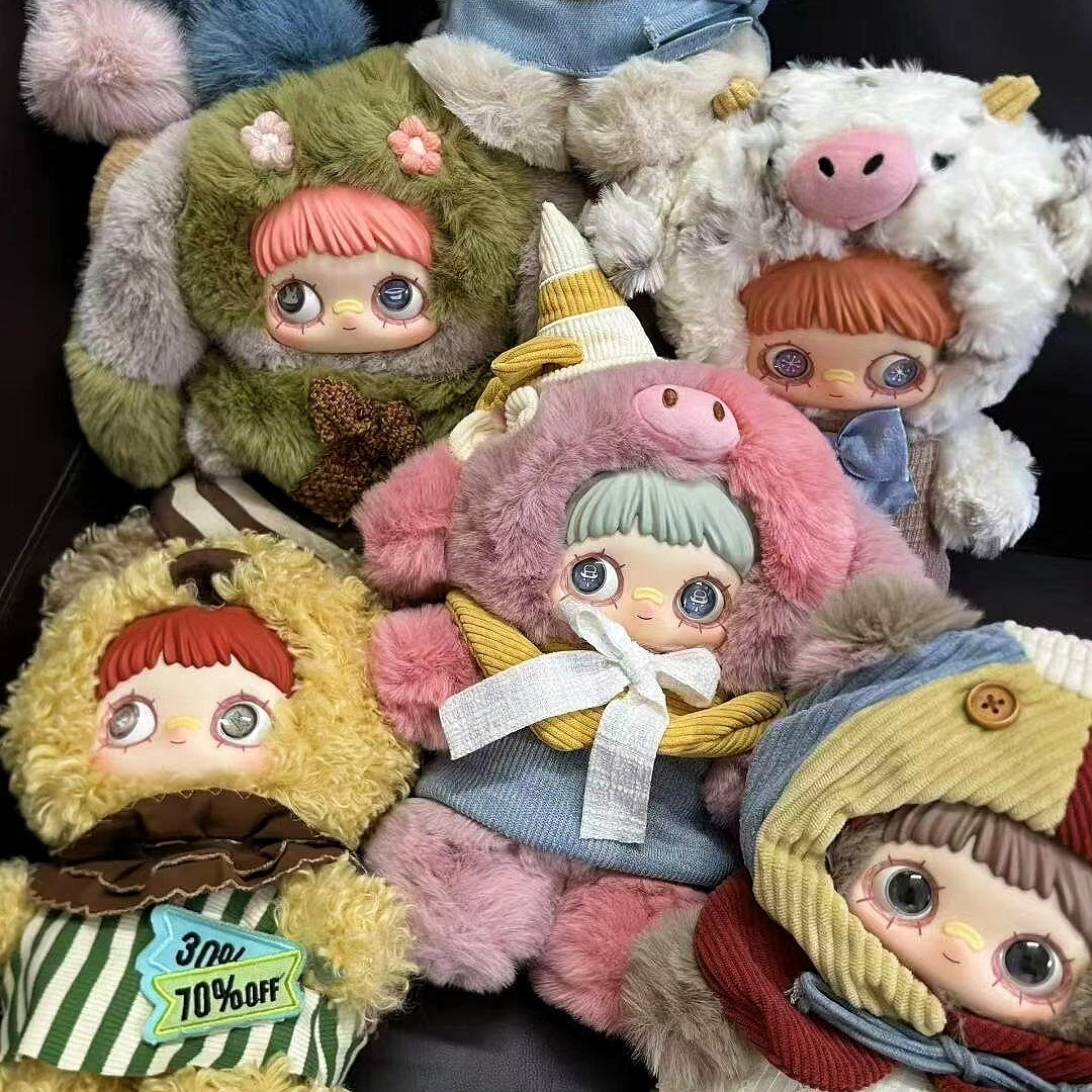 

Genuine Maymei Forgotten Funfair Series 400% Vinyl Plush Blind Box Cute Figure Doll Model Art Toy Decoration Mystery Box Gift
