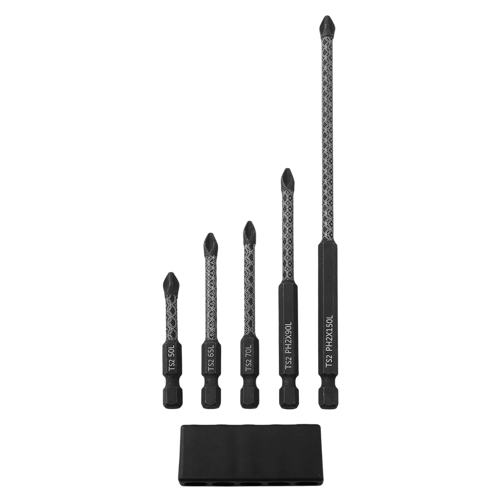 

5Pcs Magnetic Cross Screwdriver Bit 1/4in Shank Electric Screwdriver Bits For Hand Drills Power Tool Accessories