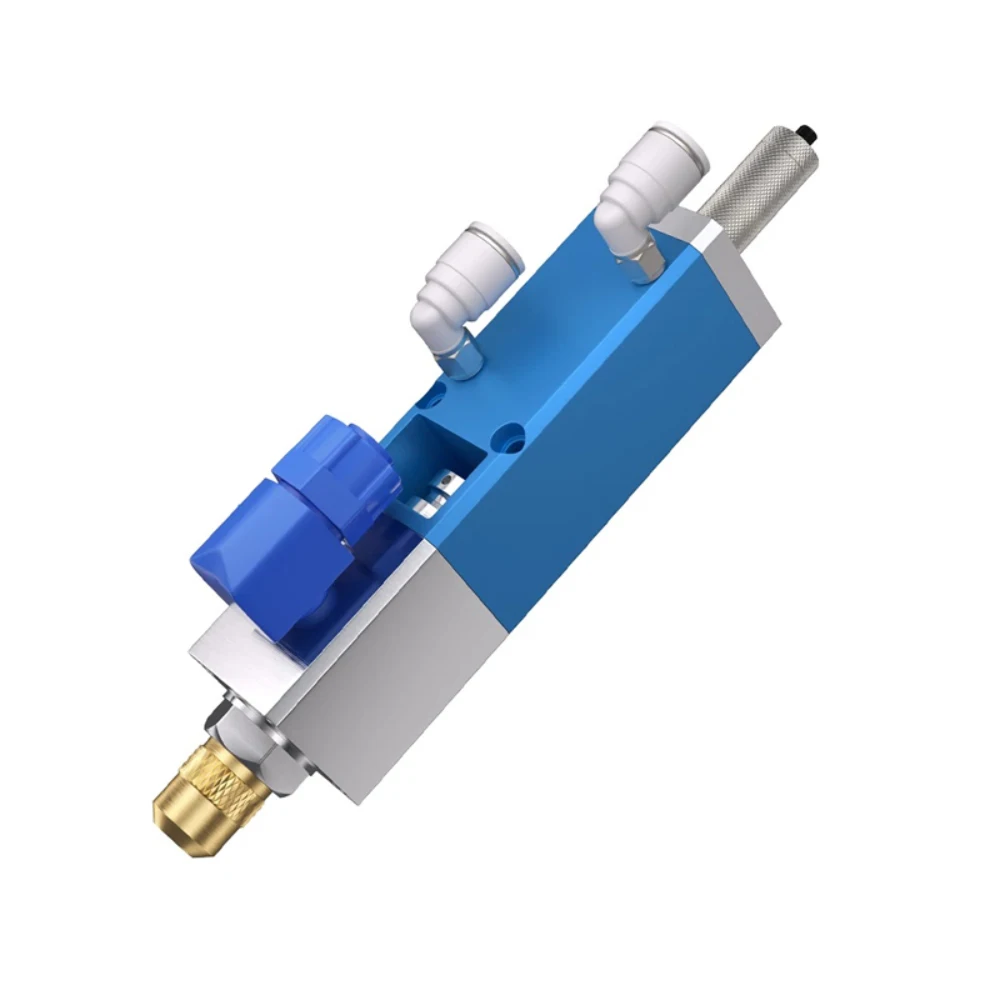 QLH-DHV-M Suck-Back Precision Dispensing Valve, 304 Stainless Steel & Aluminum Alloy, Pneumatic, 0.01ml Min, 1/8