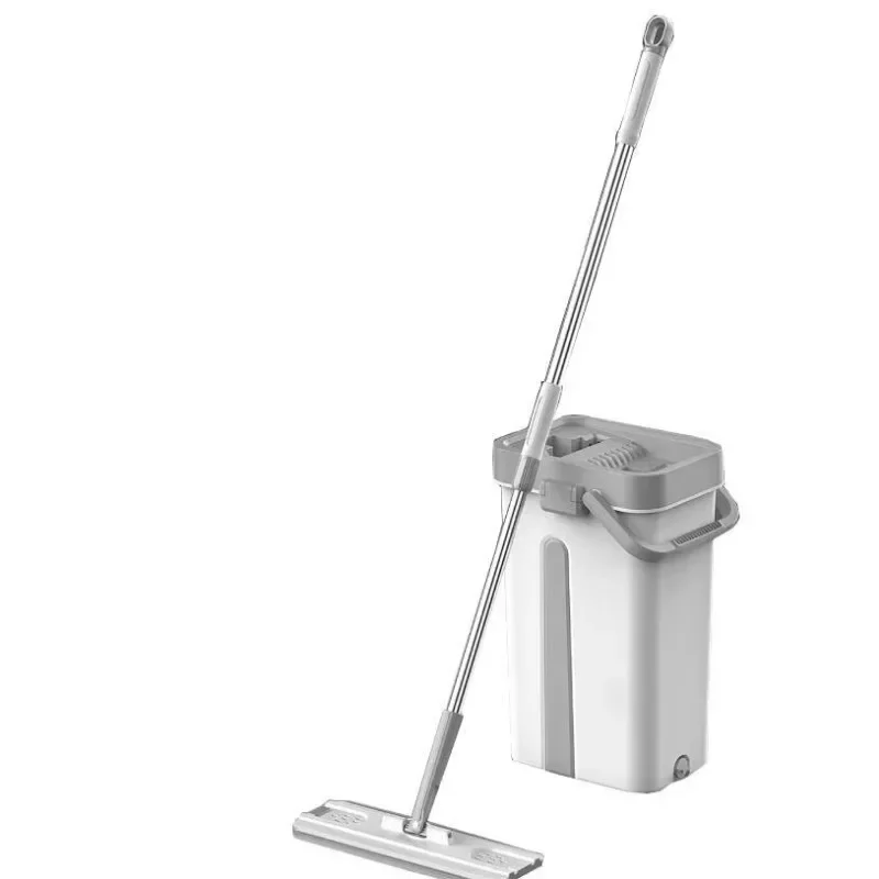 Floor cleaning Free hand washing Flat mop with bucket Lazy 360 rotating floor Mob cleaning Flat mop and bucket set