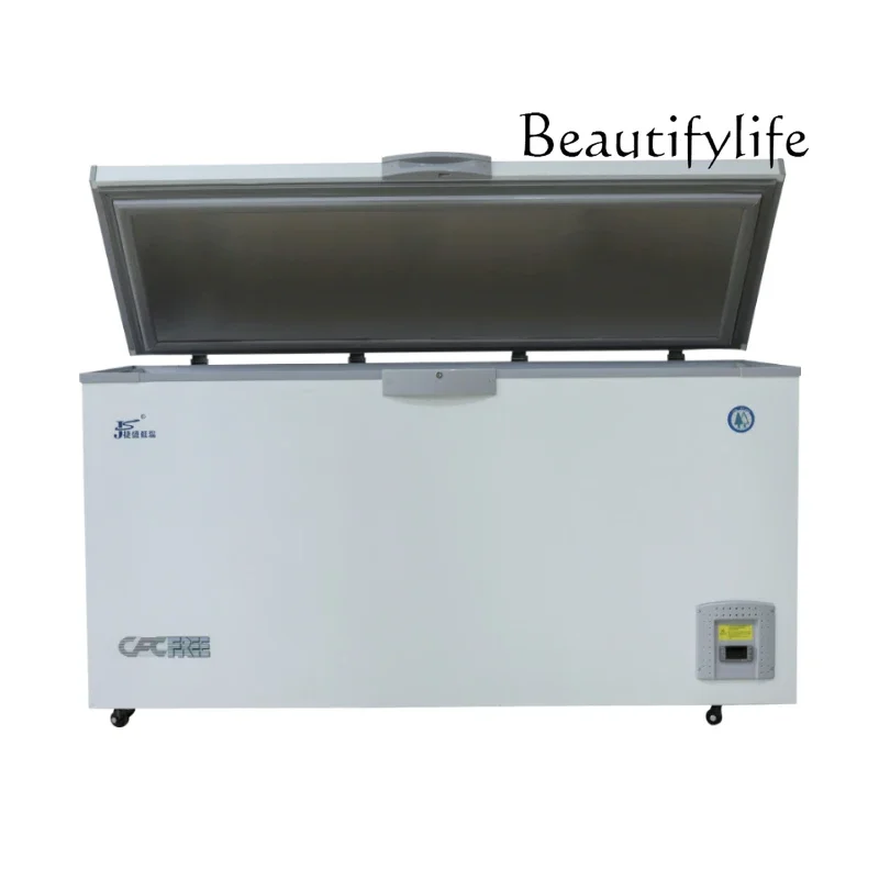 Ultra-low temperature freezer minus 60 degrees horizontal large  commercial experimental cabinet tuna seafood refrigerator