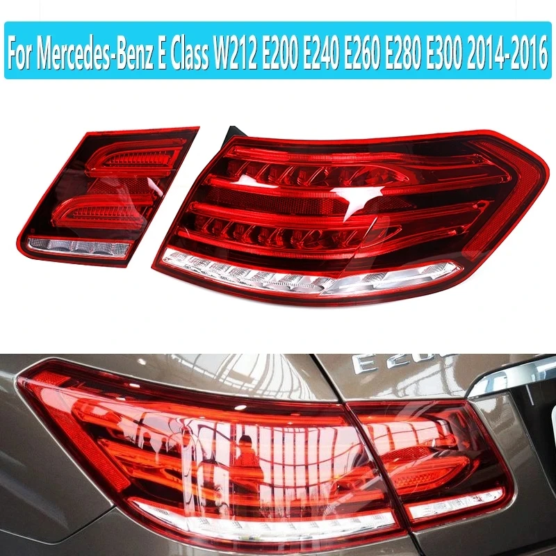 

For Mercedes-Benz E Class W212 E200 E240 E260 E280 E300 2014 2015 2016 Car Red Rear LED Tail Light Brake Light 2129060403