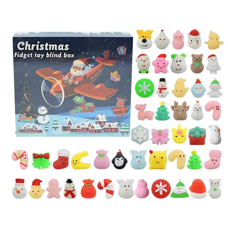 Girls Advent Calendar Christmas Rubber Duck Countdown Calendar Christmas Countdown Playset Cute Christmas Countdown Calendar