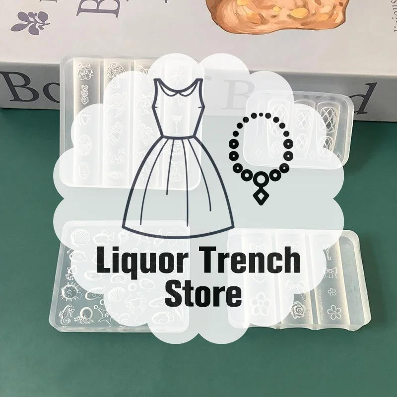 Resin Art Ocean - Clear Silicone Resin Molds With Cute