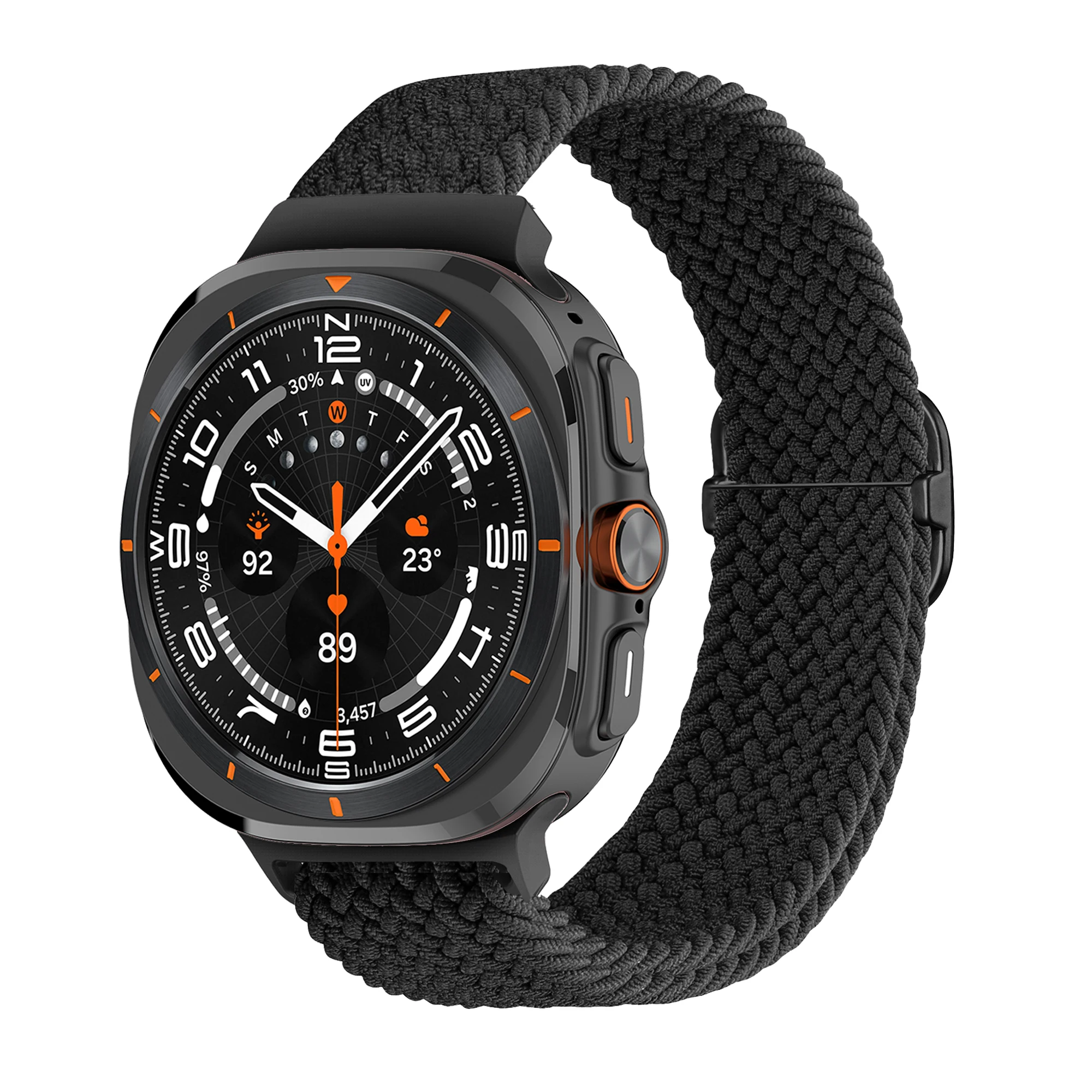 Nylon WatchBand Strap For Samsung Galaxy Watch Ultra 47mm Smart Wristband Galaxy Watch Ultra 2025 Braided Elastic Bracelet Band