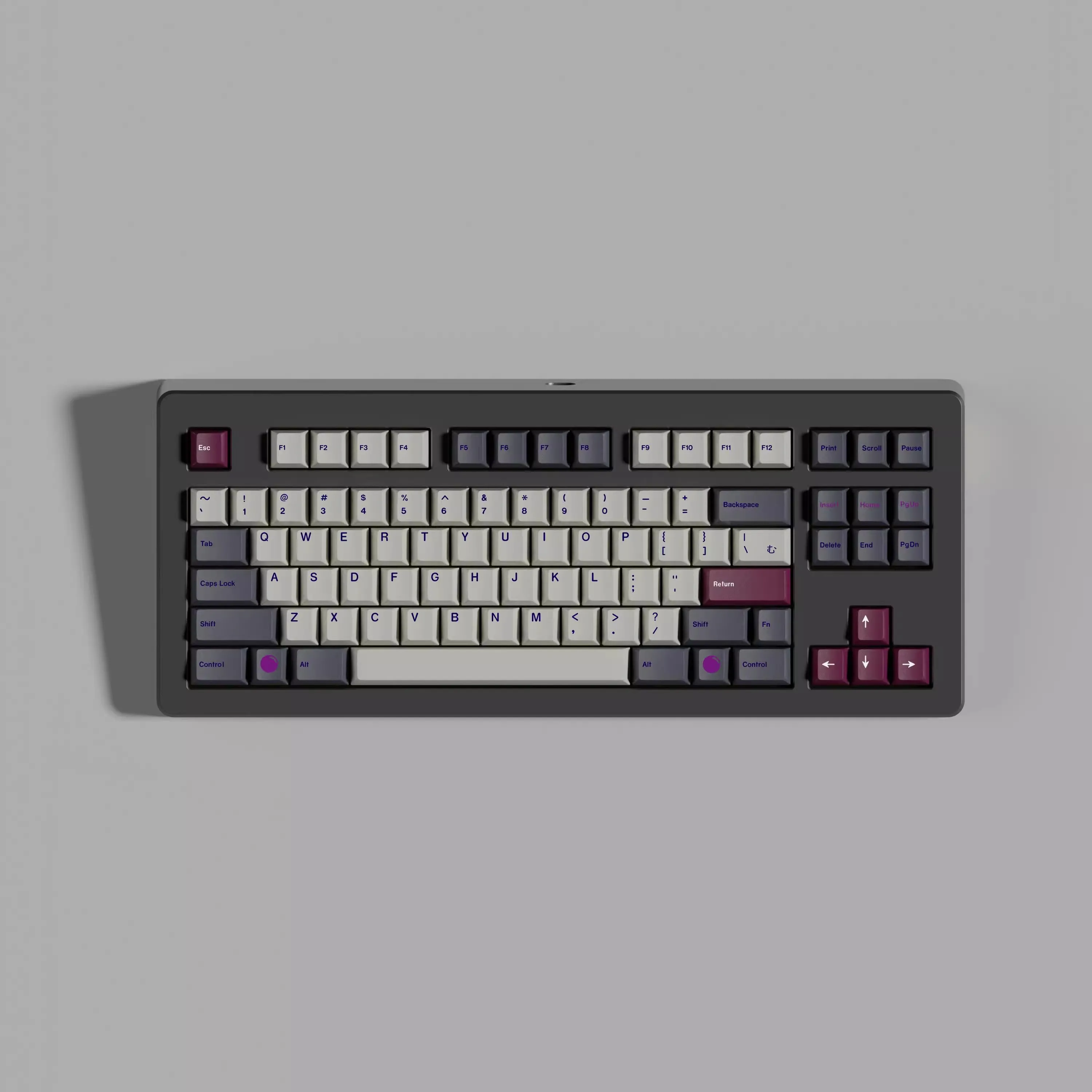 Imagem -04 - Gmk dg Keycaps Pbt Dye Sublimation Key Caps Perfil Cereja Interruptor mx Double b Split Barra de Espaço 7u Conjunto