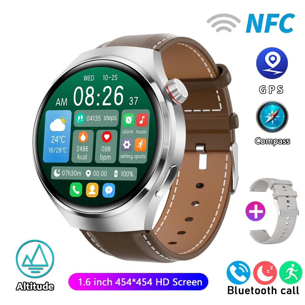 2025 NEW For Huawei Watch Pro GPS Smartwatch Multi-Sport Mode Health Moitor Bluetooth Call IP68 Waterproof Men's Smart watch