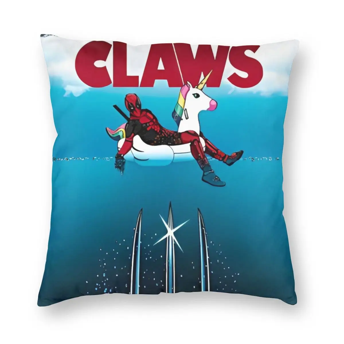 

Deadpool Cute Swimming Pillowcase Soft Polyester Cushion Cover Decorative Pillow Case Cover Home Dropshipping 18''