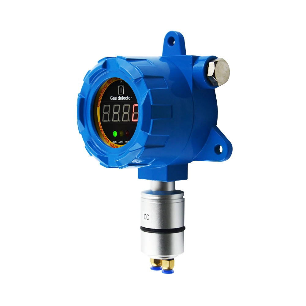 4-20mA Online Fixed Oxygen Analyzer Wall Pipe O2 Leak Detector