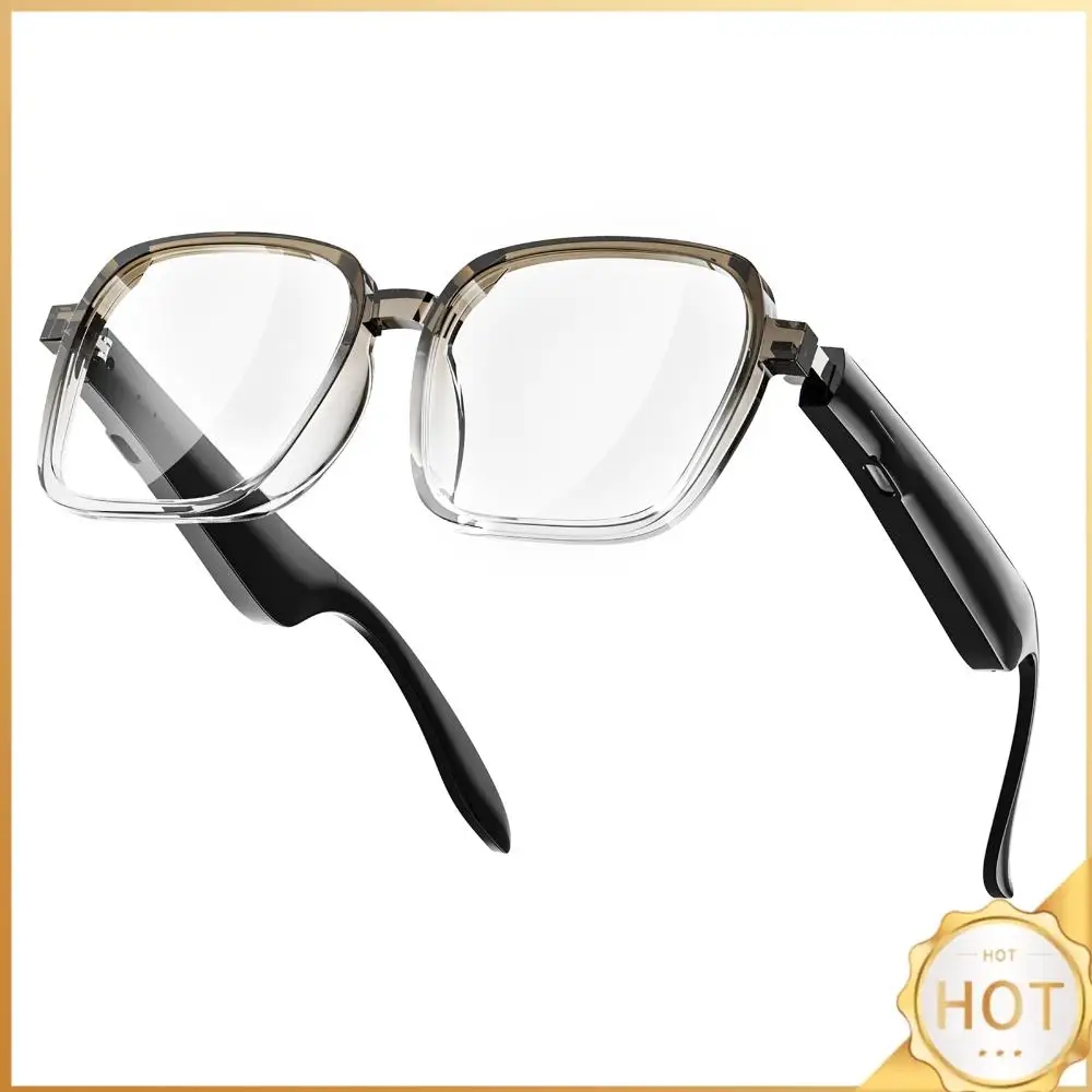 

BT6.0 AI Lightweight Headphones Glasses 156 Languages Wireless Translate Eyeglasses Type-C Charging for Business Travel Meeting