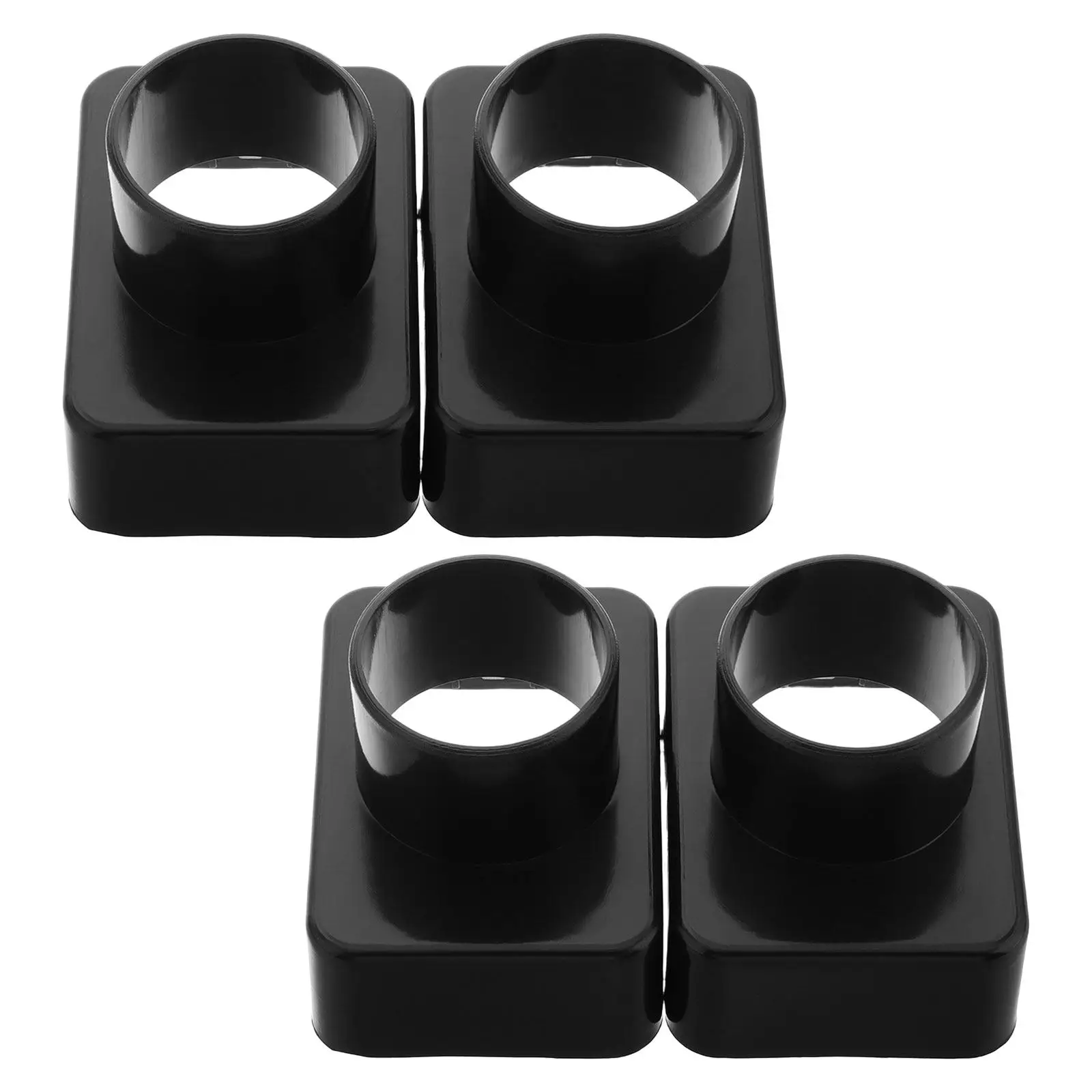 

4Pcs Car Air Conditioning Outlet Vent Box Connectors Precise Fit Heat Cold Resistant Noise Reduction Air Duct Adapter Vent