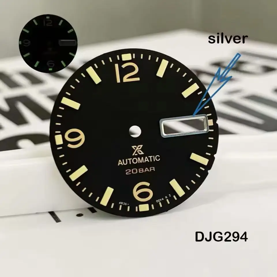 The new 28.5mm NH36 digital index frosted dial is suitable for customizing NH36 mechanical movement watch accessories with S dia