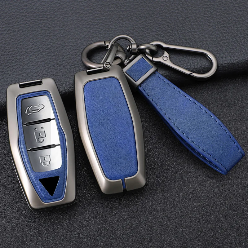 2/3/4 buttons Car Smart Key Case Cover for Mitsubishi Outlander 2023 2022 2024 Control Remote Key Holder Keychain Accessories