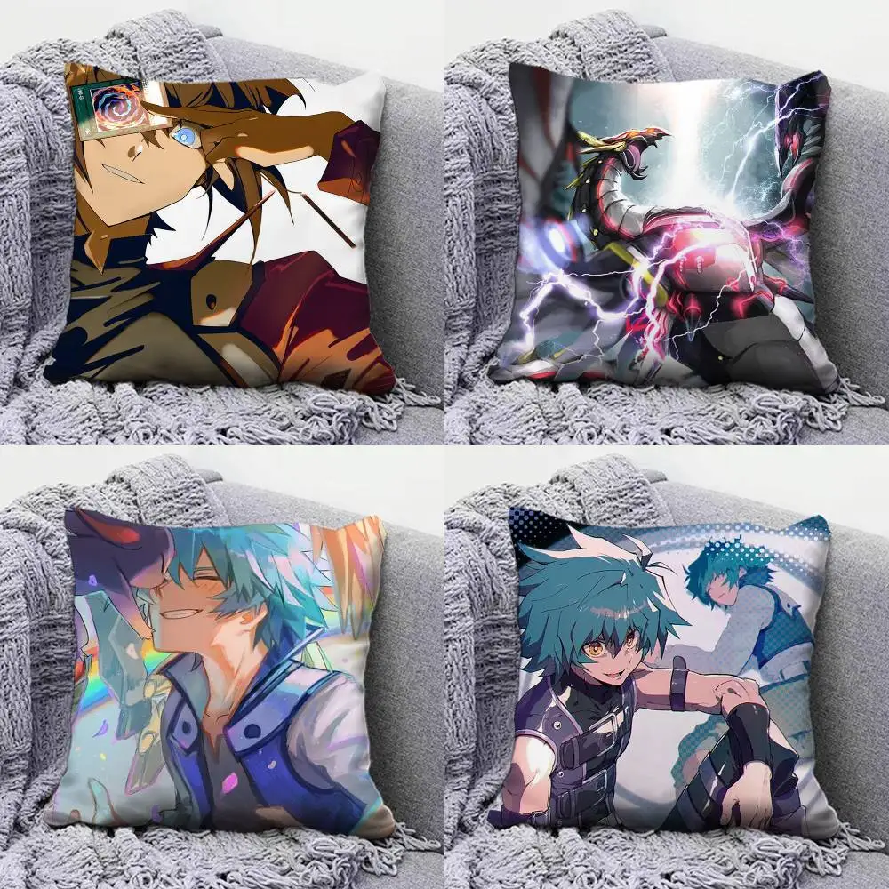

YU GI OH GX Hero Jaden Yuki Pillow Covers, Home Sofa Cushion Covers and Aecorative Custom