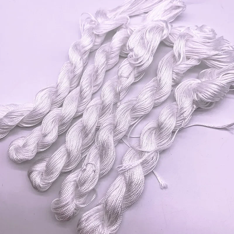 20yards 1.0mm Nylon Cord Thread Chinese Knot Macrame Rattai Braided String for Jewelry Making DIY Tassels Beading For Shamballa