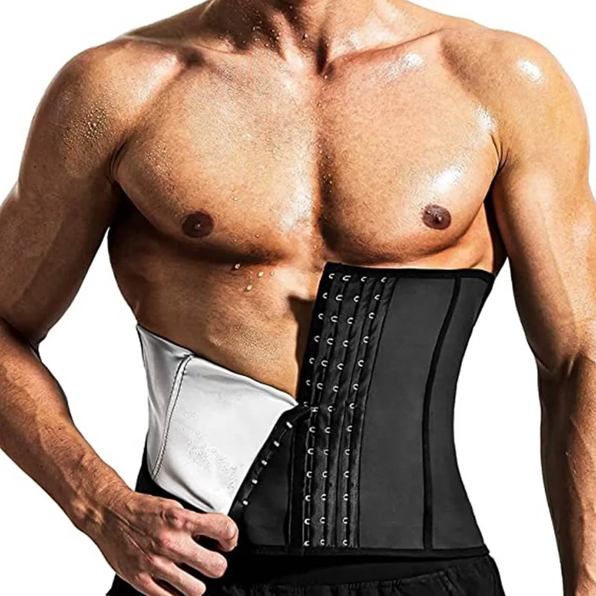 Gorset Waist Trainer trymer dla mężczyzn bielizna modelująca brzucha pot neoprenowy pas wyszczuplający urządzenie do modelowania sylwetki sportowe