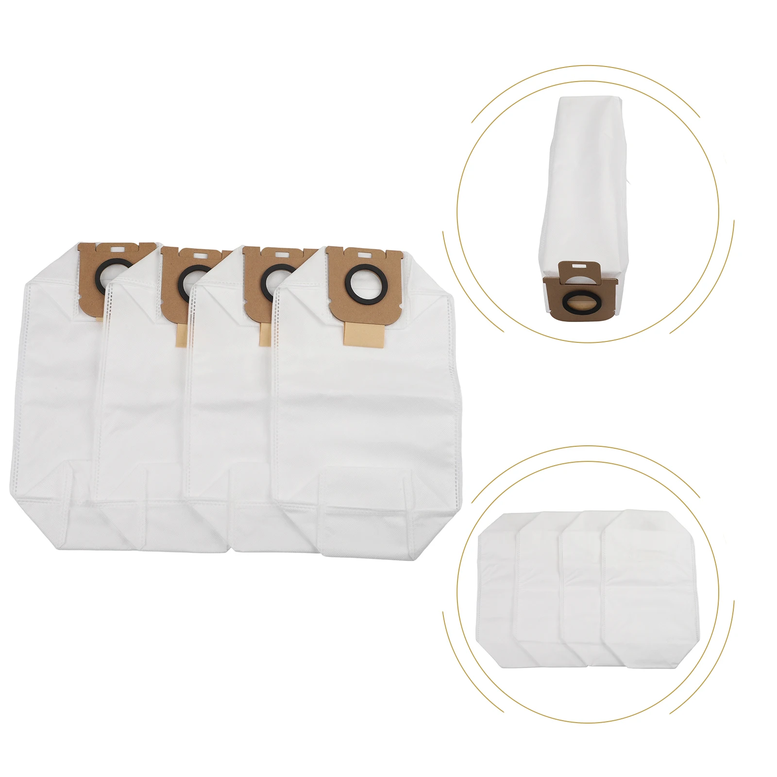 

Dust Collection Bags Handheld Vacuum Bags Easy Installation Hygienic Solutions Non-woven Fabrics As Pictures Show