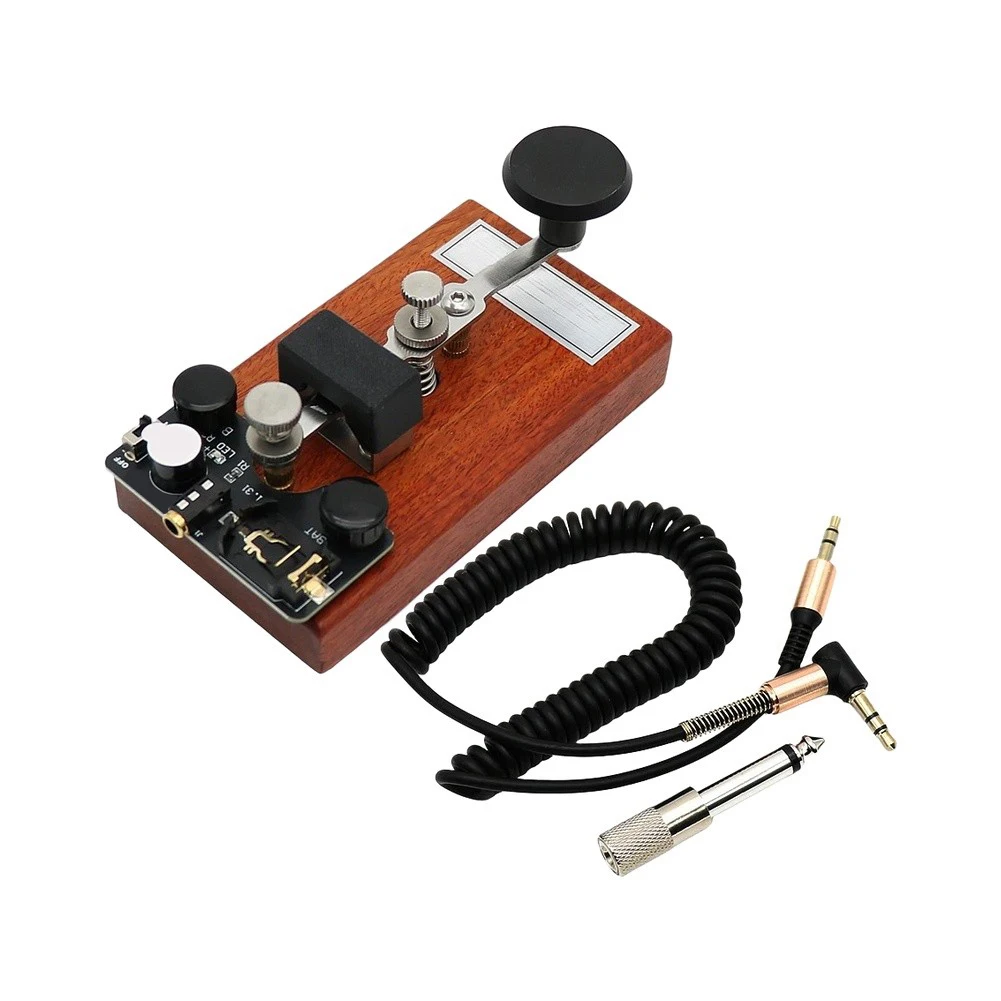 For K-8 For Morse Code For Key for CW Practice Featuring Solid Rosewood Construction and 304 Stainless Components