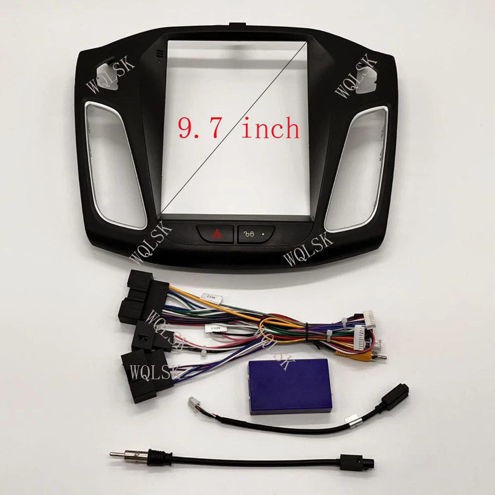 9,7-calowa ramka samochodowa Audio Fasxia Radio samochodowe Fascia, panel nawigacji GPS jest odpowiedni 2012-2015 FORD FOCUS