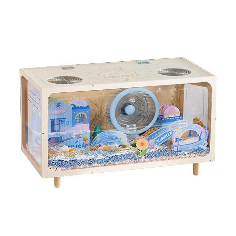 

Rat cage, rutin chicken feeding box, golden bear villa landscaping, large villa pet supplies Daquan