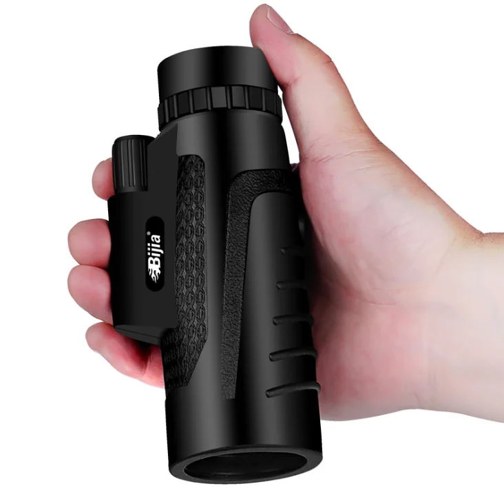 

BIJIA Monocular 10x42mm High-power Wide-angle Large Eyepiece HD Mobile Photo Roof Prism Telescope