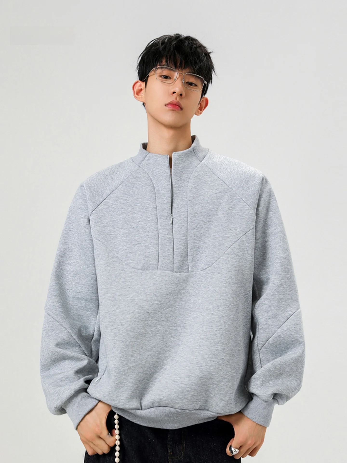 

Мужская осенняя толстовка American Sle Heavyweight Deconstructed с капюшоном, спортивная повседневная куртка-худи