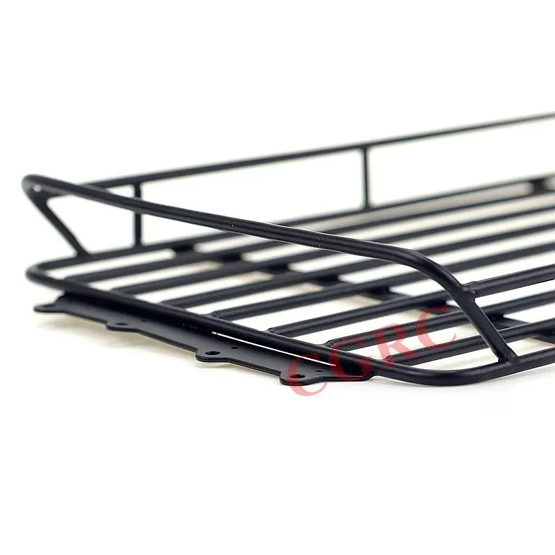 Stainless Steel Metal Roof Rack 230*145*30mm For 1/10 Rc Crawler Car Trx4 Bronco Axial Scx10 90046 90047 Jeep Wrangler