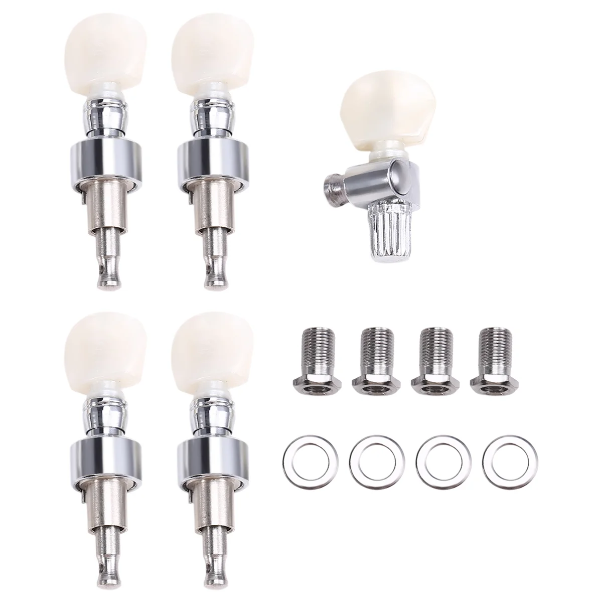 Accesorios de perilla de cuerda para instrumento de guitarra N18R, afinador de banjo, teclas de afinación, sintonizador de botón de cuerda Turtledove, A