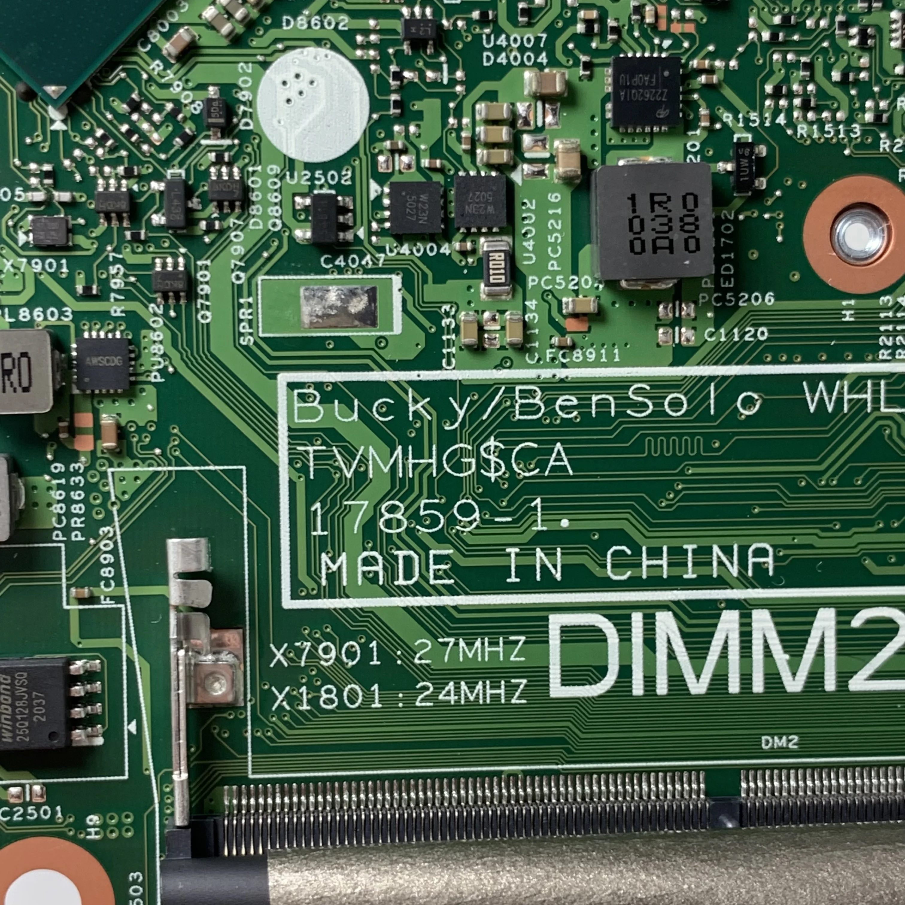 

Материнская плата 97N99 097N99 CN-097N99 для ноутбука DELL 5480 5488 5580, материнская плата 17859-1 N17S-G2-A1 с процессором SRFFW I7-8565U, 100% тестирование