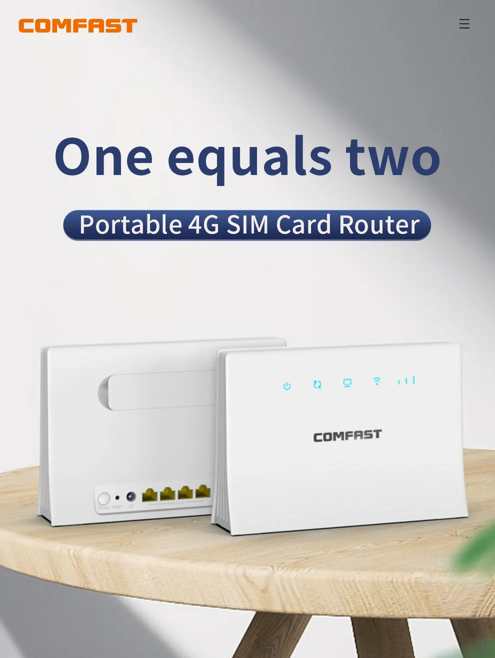 Universal 4G Router CAT4 LTE Routers 3G/4G SIM Card Access Point WiFi Router Modem Strong Signal Antennas 30 Uses