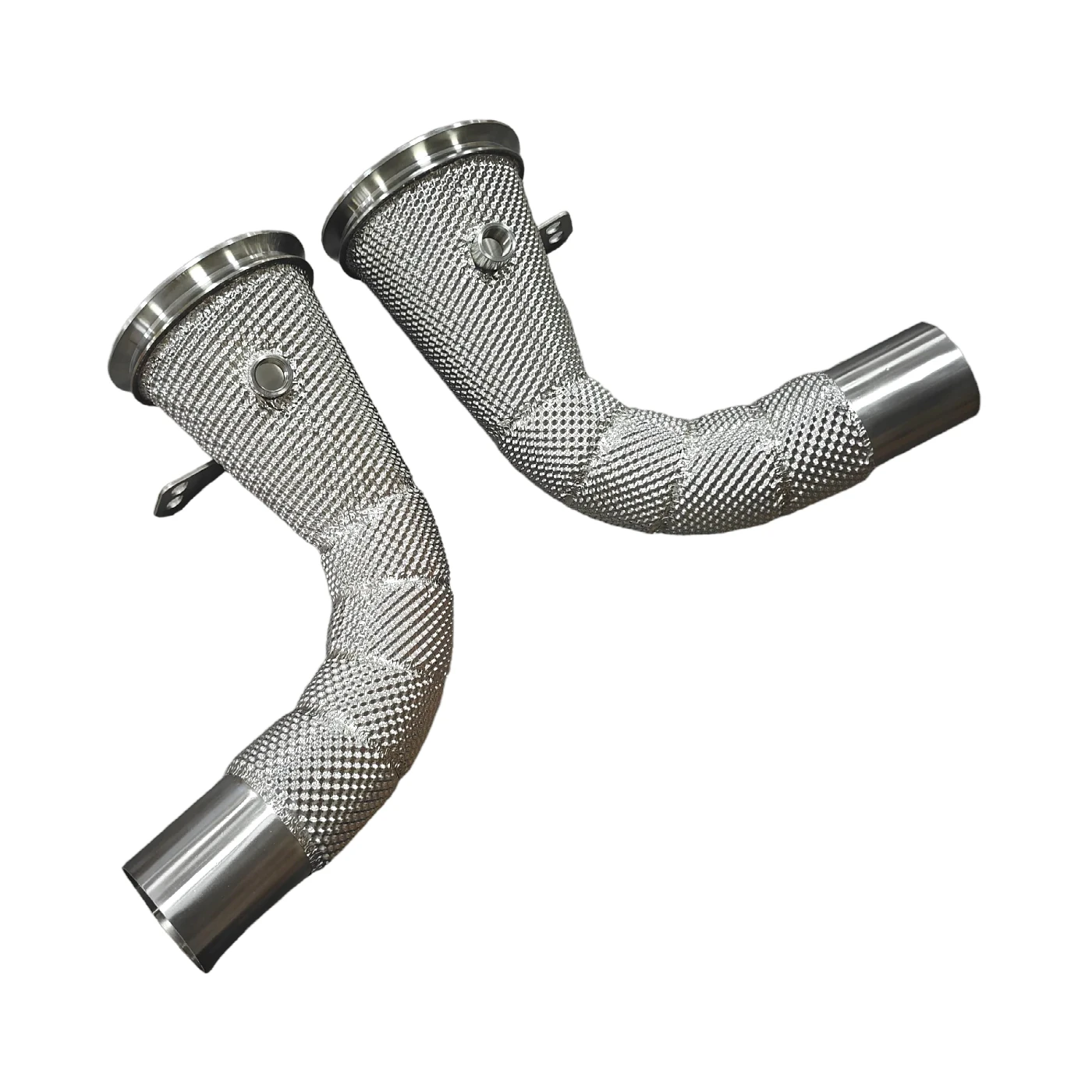 Downpipe Heatshield untuk 911 992 Racing Downpipe